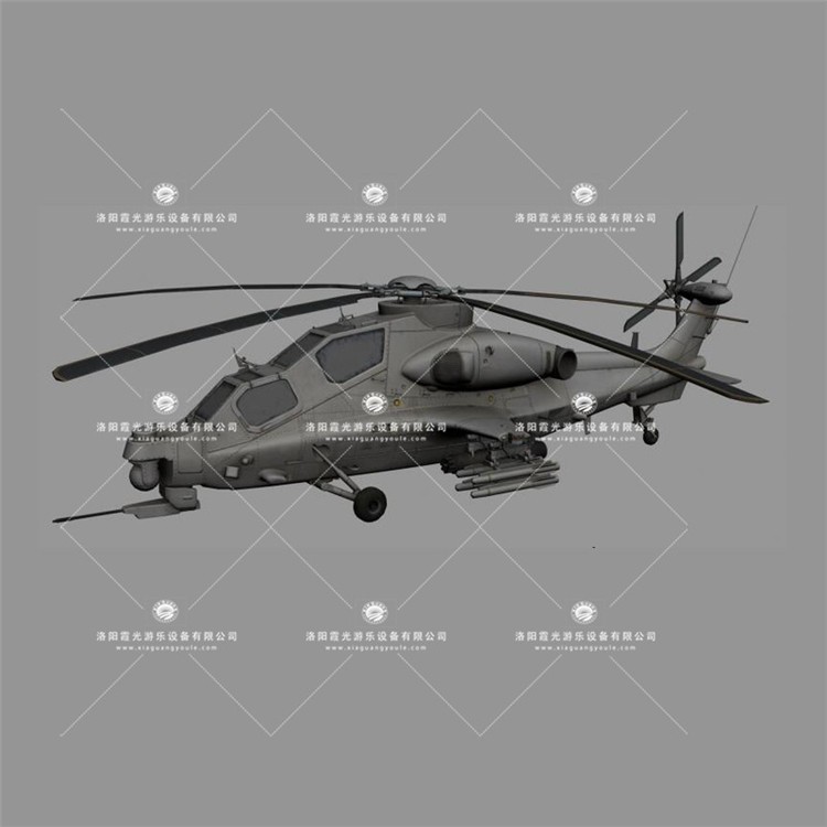 佛山武装直升机3D模型